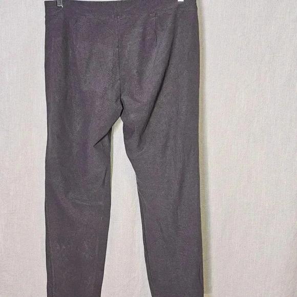 Eileen Fisher Pull On Crepe Straight Leg Casual Ankle Pants SZ M - Picture 2 of 8